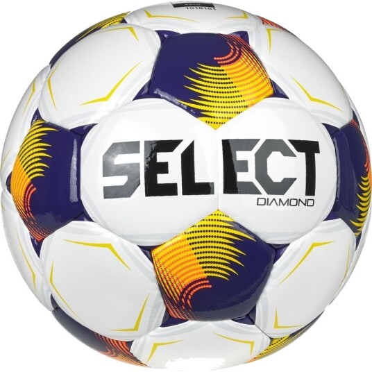 Select Fotball Diamond V26 Hvit/Oransje Str. 5