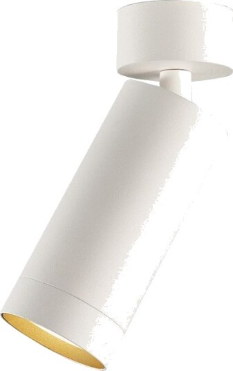 Reed AB Takspot  For GU10  Høyde 18 Cm  Hvit/Gull