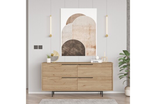 Liyakat Konsollbord 160 cm Valnøtt