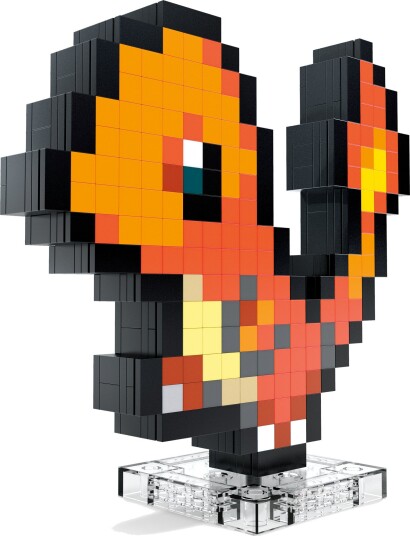 Pokémon MEGA Charmander Pixel Art byggesett 5+ år