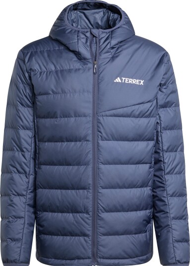 Adidas Men"s Multi Light Down Hooded Jacket Shanav M Adidas Men"s Multi Light Down Hooded Jacket Shanav M