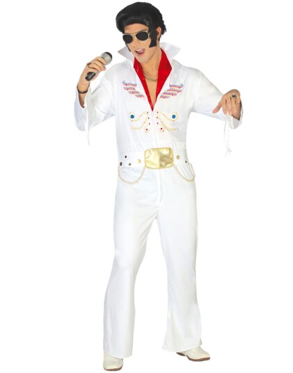 Fiestas Guirca Elvis The King of Rock Herrekostyme Strl XL