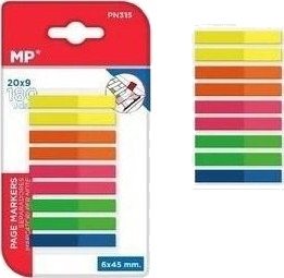 Donau Indeksfaner Fluo 45X6 Mm 9X20 K Donau Indeksfaner Fluo 45X6 Mm 9X20 K