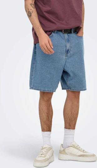 ONLY & SONS Onsfade Pim Dnm Shorts Box Blue XL