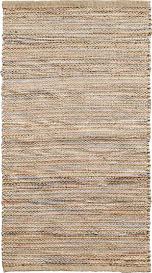 Lone Tepper   Olivia jute gulvløper 70x230 cm pastell