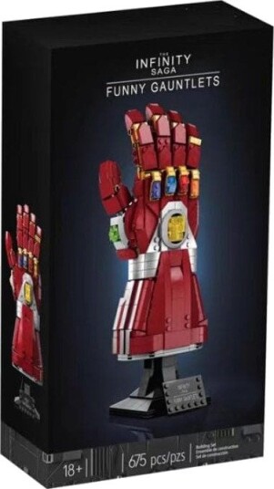 Marvel Infinity Gauntlet Sett Samleobjekt Nanometerhanske Med Infinity-steiner Byggesett Avengers Gaveidé For Voksne Og Tenåringer