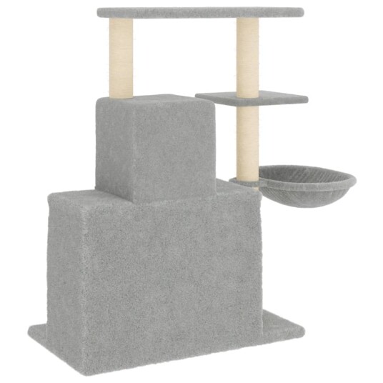 Vidaxl Kattetre Med Klorestolper I Sisal LysegrÄ 83 cm Vidaxl Kattetre Med Klorestolper I Sisal LysegrÄ 83 cm