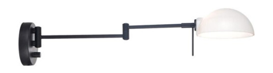 Halo Design - Kjøbenhavn vegglampe m/arm, Sort Halo Design - Kjøbenhavn vegglampe m/arm, Sort