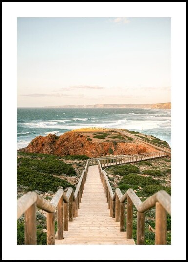 Walkway into the Algarve Poster Plakat / 70x100cm