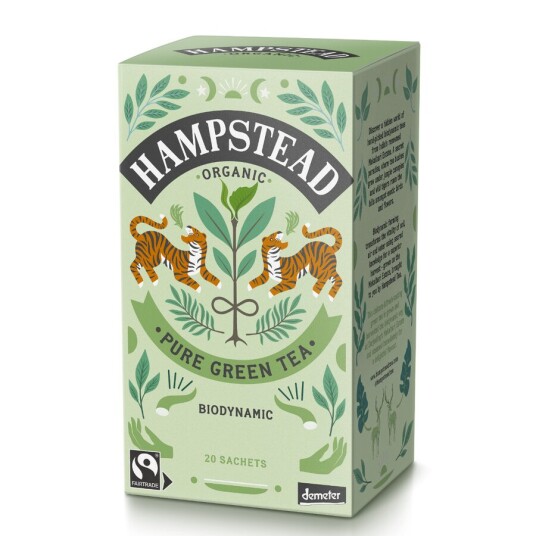 Hampstead Tea økologisk grønn te 20 poser Hampstead Tea økologisk grønn te 20 poser