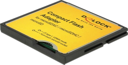 DeLOCK 61795 Compact Flash til Micro SD kortadapter