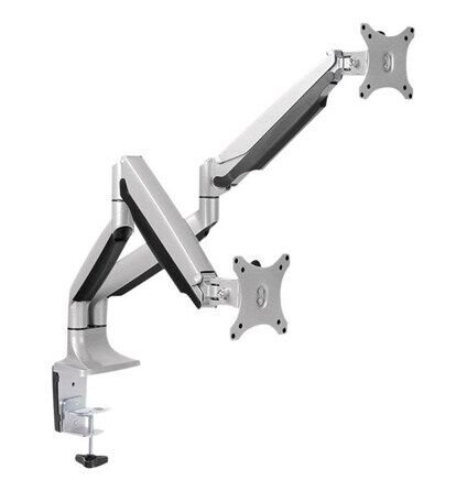 LogiLink Dual monitor mount 13-32" aluminum gas spring