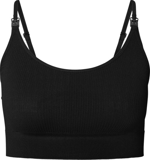 Noppies Mira Seamless Nursing Rib Top P090 BLACK XL\XXL