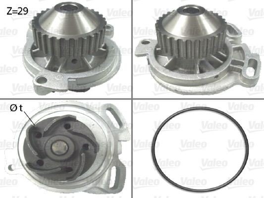 VALEO 506132 Vannpumpe VALEO 506132 Vannpumpe