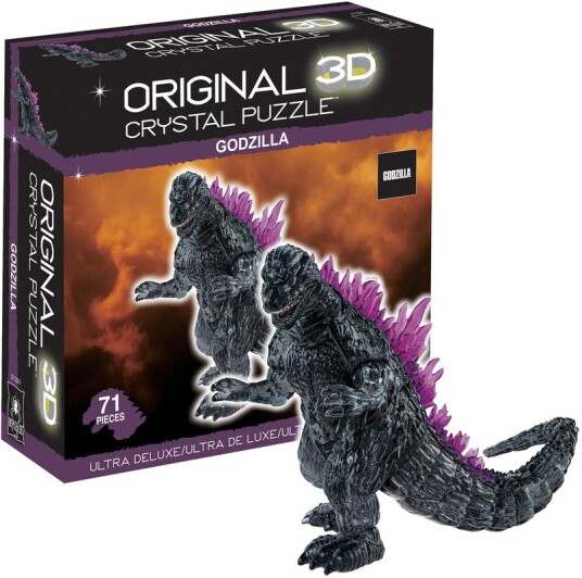 BEPUZZLED Godzilla 3D Crystal puzzle