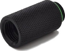 Bitspower Adapter G1/4 Tommer Hann Til G1/4 Tommer Hunn 30 Mm Matt Svart