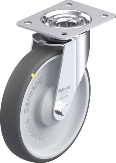 Blickle 852173 Le-Path 200Ka-Els, Hjul, Hjuldiameter 200 Mm, Bæreevne (Maks.) 300 Kg, 1 Stk