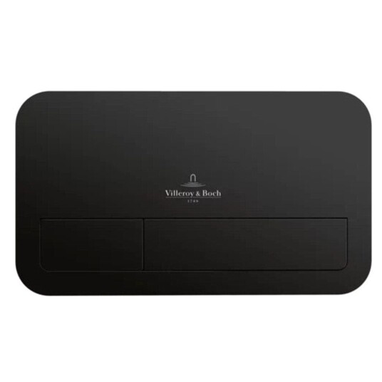 VILLEROY & BOCH VICONNECT E100 TRYKKPLATE MATT SORT