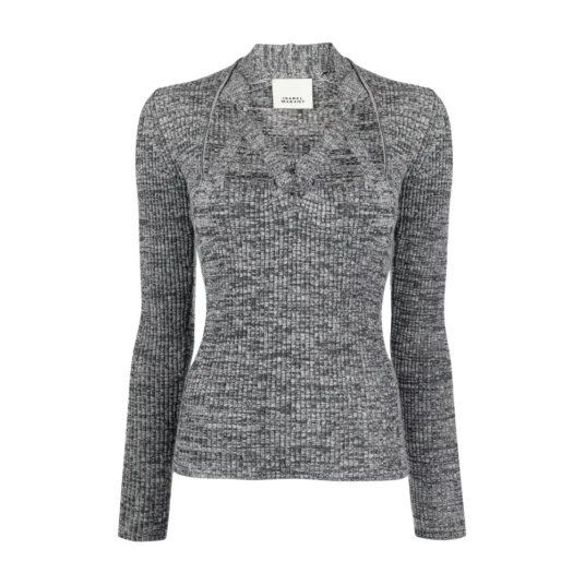 Isabel Marant, Dame, Strikkevarer, Grå, S, Isabel Marant, Dame, Strikkevarer, Grå, S,
