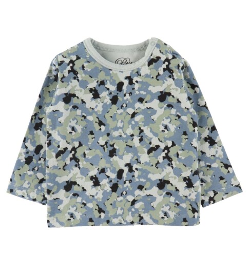 Sofie Schnoor Petit By Genser AOP Camouflage 62 Genser Blå Flerfarget Grå Grønn