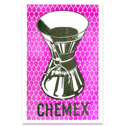 Chemex LP 1 Limited Edition Chemex Poster Chemex LP 1 Limited Edition Chemex Poster