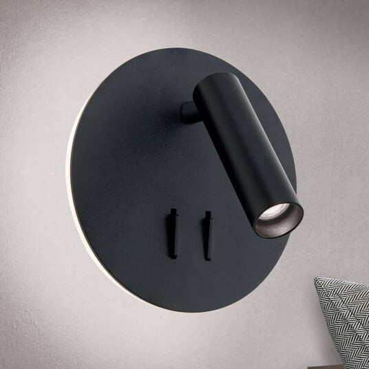 Orion LED vegglampe Lenny Sort Soverom Aluminium Moderne