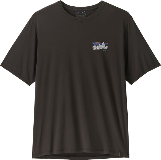 Patagonia Men"s Capilene Cool Daily Shirt "73 Skyline Black M