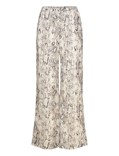 Dante6 Dante6 Ido Snake Printed Wide Leg Pants Beige 40