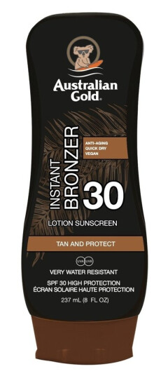 Australian Gold Lotion Sunscreen With Instant Bronzer SPF30 237ml