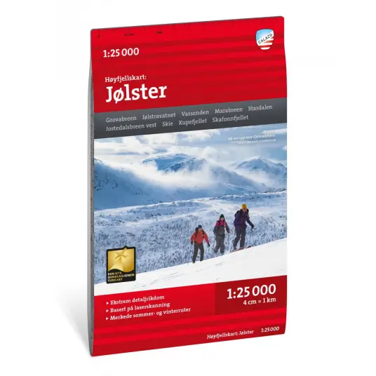 Calazo förlag Høyfjellskart Jölster 1:25.000 OneSize, NoColour Calazo förlag Høyfjellskart Jölster 1:25.000 OneSize, NoColour