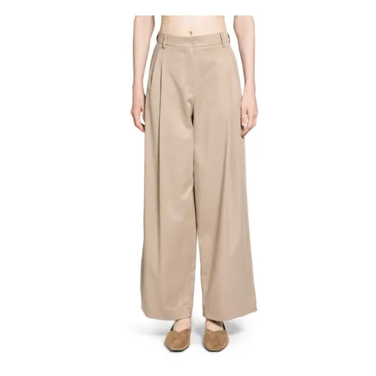 Max Mara Dame Bukser Beige S Max Mara Dame Bukser Beige S