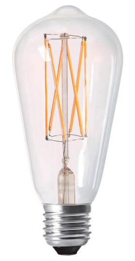 Pr Home LED lyspære E27 Edisonpære Elect Klart glass 1695408-02-0 1019684 Pr Home LED lyspære E27 Edisonpære Elect Klart glass 1695408-02-0 1019684