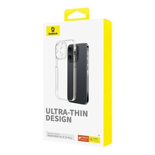 Baseus OS-Lucent Gjennomsiktig Deksel til iPhone 15 Plus