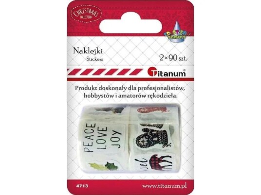 Titanum Titan Stickers på juletape bland 2 stk.