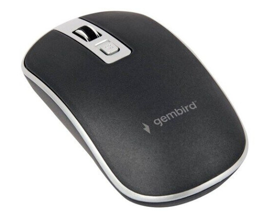 Gembird Optisk Kablet Gamingmus 1200 DPI med 4 Knapper - Svart/Sølv