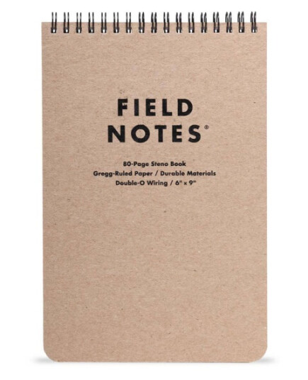 Field Notes The Steno Pad Gregg Linjert Field Notes The Steno Pad Gregg Linjert