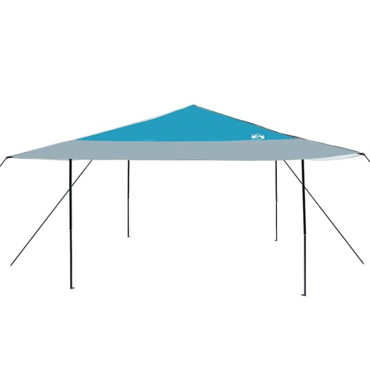 vidaXL Pop-up markise telt Blå 400 x 400 cm stoff