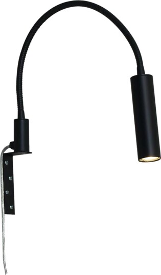 Artic sengelampe 5,5 Watt 3000 Kelvin Dimbar Svart