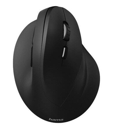 Hama EMW-500 Ergonomisk Trådløs Mus med 6 Knapper - Svart