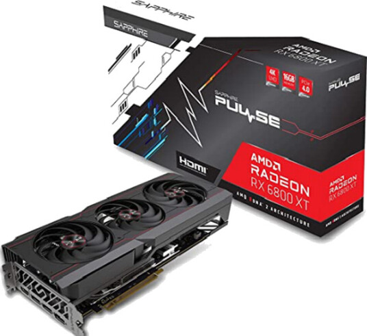 Sapphire Radeon RX 6800 XT Pulse - 16GB GDDR6 RAM - Grafikkort