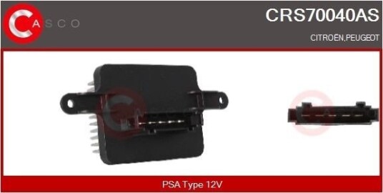 Motstand, kupévifte CASCO CRS70040AS
