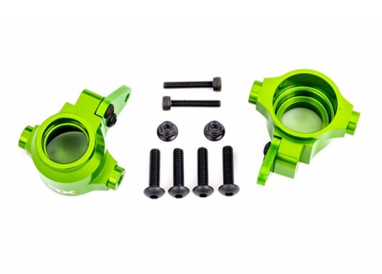 Traxxas 9635G Steering Blocks Alu GreenPair Sledge Traxxas 9635G Steering Blocks Alu GreenPair Sledge