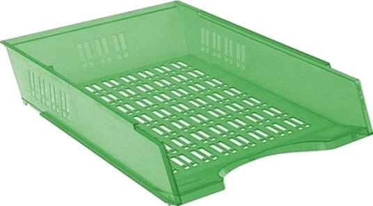 Donau Skuff Til Skrivebord Donau 370X256x70 Mm Azurblå Transparent Grønn