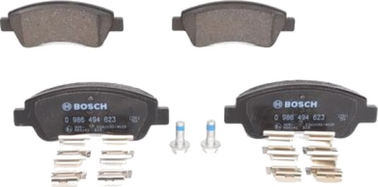 Bremseklosser sett BOSCH 0 986 494 623 Bremseklosser sett BOSCH 0 986 494 623