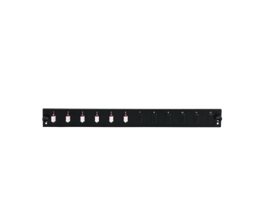 Efb Elektronik Sb-Fp-S-6Sc-S-Os2 Rackmontering 1U Sort Metall 432 Mm 13 Mm