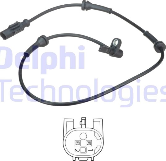 Sensor, ABS DELPHI SS20597