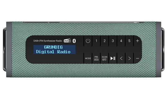 Grundig Blåtann høyttaler Grundig GBT DAB Grønn Grundig Blåtann høyttaler Grundig GBT DAB Grønn