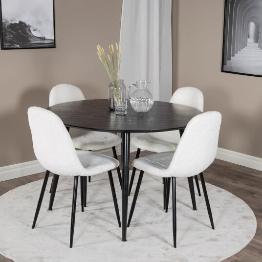 Venture Home Spisegruppe Venture Home Dipp med 4 Polar Stoler GR20660