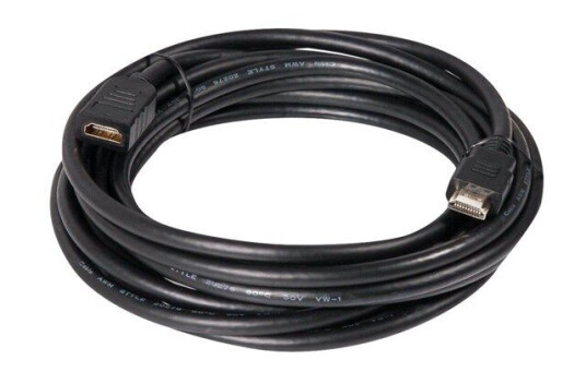 Club 3D HDMI-forlengelseskabel 5 m - High Speed 4K Gull/Svart Club 3D HDMI-forlengelseskabel 5 m - High Speed 4K Gull/Svart