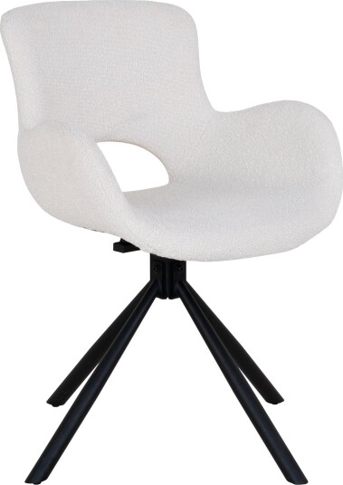 Amorim spisestuestoler bouclé snurrfunktion off-white. Amorim spisestuestoler bouclé snurrfunktion off-white.